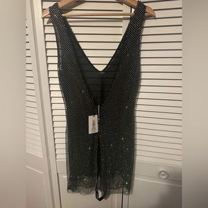 SLA THE LABEL GIGI DIAMANTÉ MINI DRESS